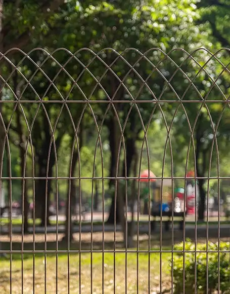 Rejas en parque